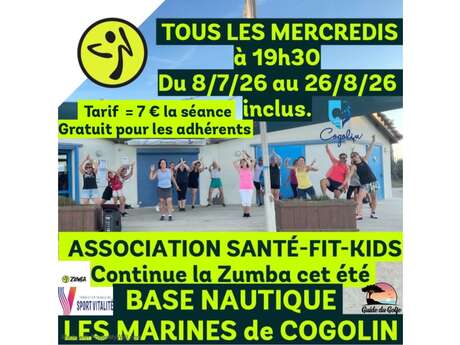 Zumba at Les Marines in Cogolin