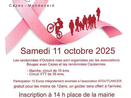 Les randonnées d'Octobre Rose