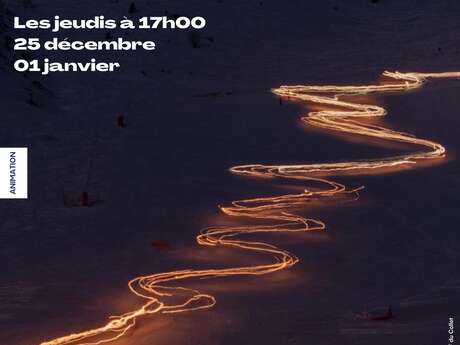 Descente aux flambeaux enfants - Ski Connections