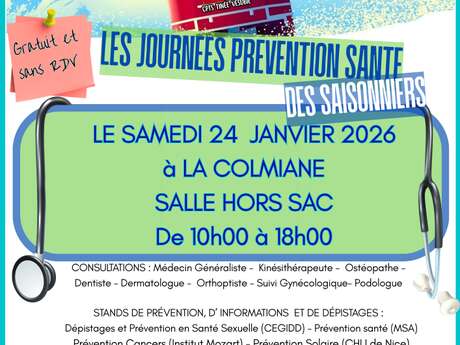 Les Journées Prévention Santé des Saisonniers