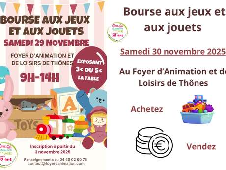 Bourse aux jouets