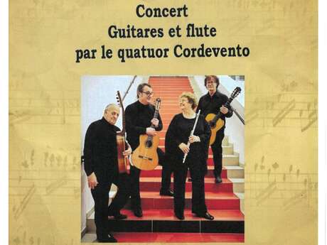 Concert guitare et flûte par le quatuor Cordevento