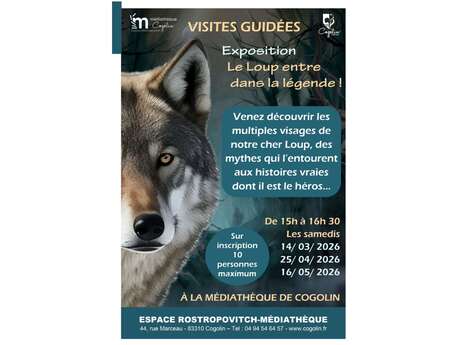 Visit to the "The wolf enters the legend" exhibition