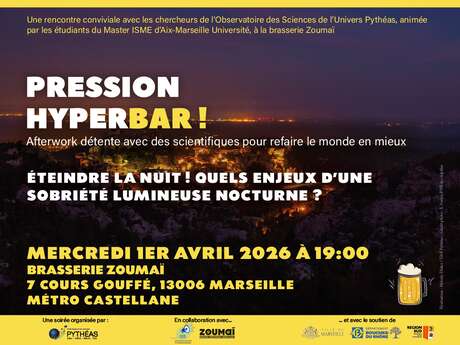 Pression HyperBar ! Éteindre la nuit ! Quels enjeux d’une sobriété lumineuse nocturne ?