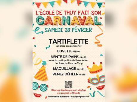 Carnaval à l'école de Thuy