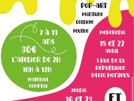 Stage créatif POP-ART avec RALAU