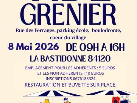 Vide grenier à La Bastidonne