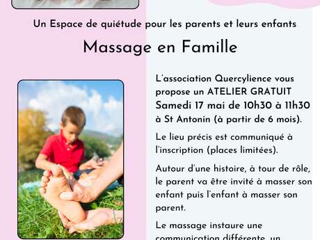 Massage en famille
