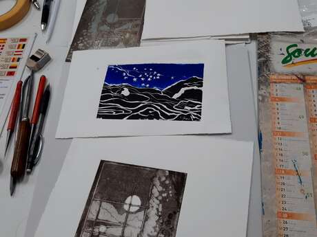 Atelier gravure - impression : découverte du livre d'artiste
