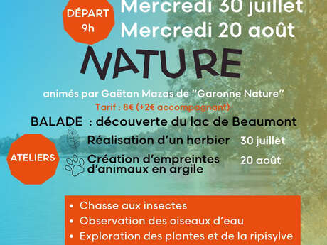 Balade  nature et atelier « cadre herbier »