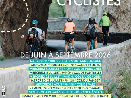 Col de Félines réservé aux cyclistes