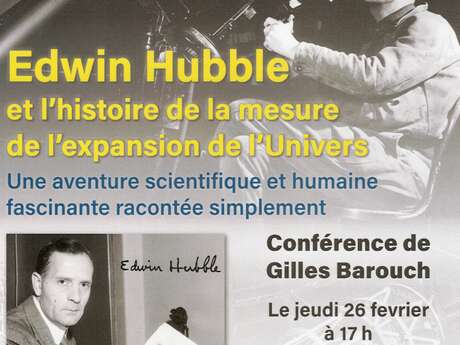 Conférence : Edwin Hubble et l'histoire de la mesure de l'expansion de l'Univers