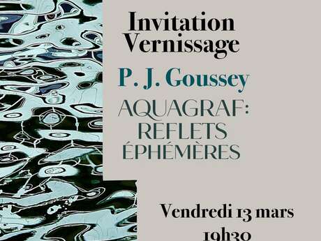 Exposition photographique – Aquagraf : Reflets éphémères