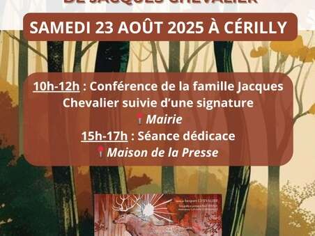 Conférence autour du livre "La Forêt de Tronçais"