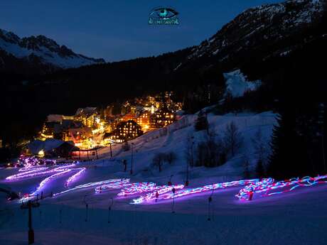 Descente aux flambeaux des enfants