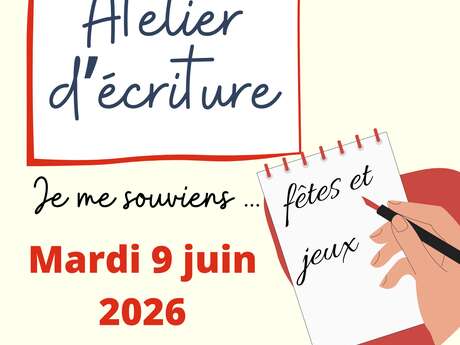 Atelier d'écriture pour ados et adultes