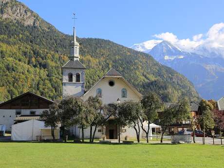 Saint Loup church in Servoz