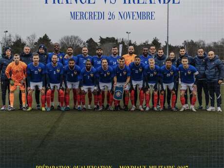 Exhibition match - France vs. Ireland (military)