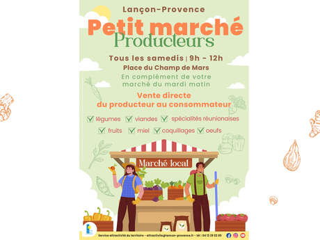 Petit marché producteurs du samedi matin