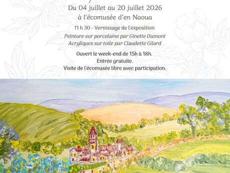 Exposition -Peinture sur porcelaine