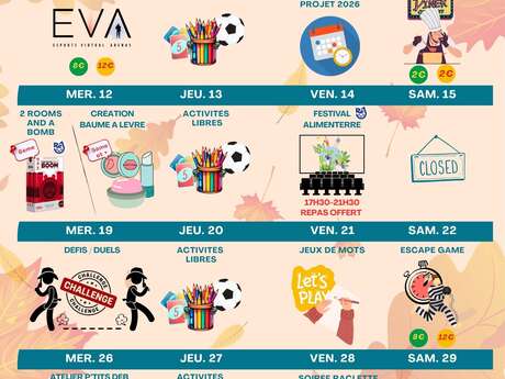 Animations de Ré Jeunesse au Bois-Plage-en-Ré - Novembre