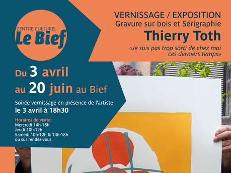 Sérigraphies et xylogravures de Thierry Toth - Je suis pas beaucoup sorti de chez moi ces derniers temps