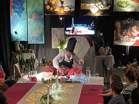 Spectacle - DÉ-LI-CIEUX ! Pièce pour 20 convives