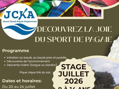 Stage canoë jeune public