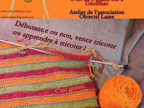 Les moments Tricot avec Objectif Laine