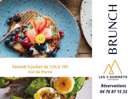 Brunch au Col de Porte