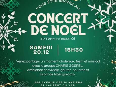 Concert de Noël - Porteur d'Espoir 06
