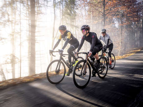 Tour du lac par les cols - itinéraire cyclo
