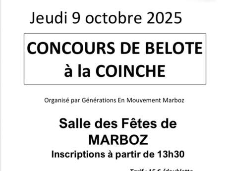 Concours de coinche