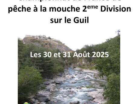 Championnat de France de pêche à la mouche 2eme Division sur le Guil
