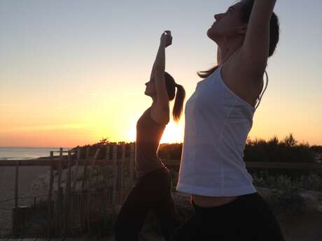 Yoga en plein air avec Joëlle Demillian