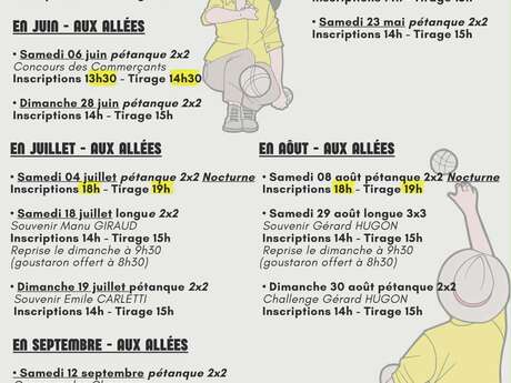 Concours de boules 2x2