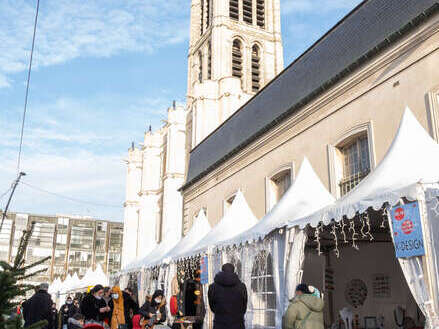 Bel hiver à Saint-Denis - Marché de Noël