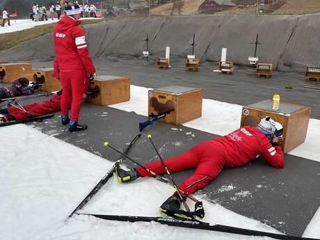 Cours de biathlon