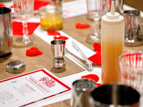 Atelier cocktails spécial Saint-Valentin