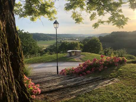 Le point de vue de Montjoi Le point de vue de Montjoi