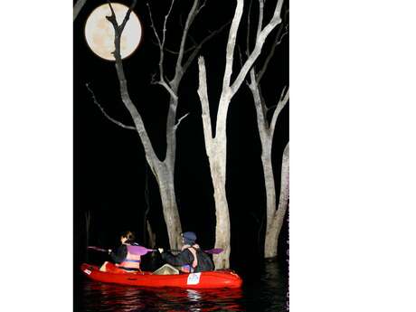 Sortie kayak à la pleine lune sur la Forêt Noyée - Aventure Pulsion