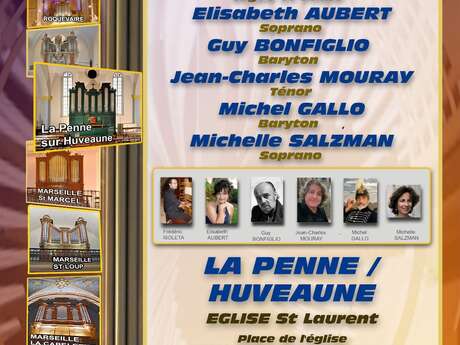 La Route des Orgues de l'Huveaune à la Penne sur Huveaune