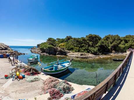 Boucle cyclable de la plage de Bonnegrâce à l'île du Gaou - Six-Fours-les-Plages