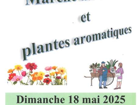 Marché aux fleurs à Sembadel