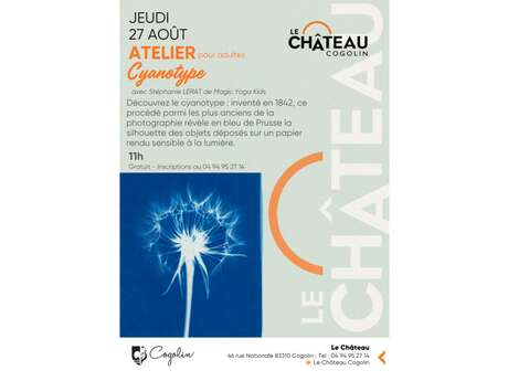 Atelier créatif cyanotype
