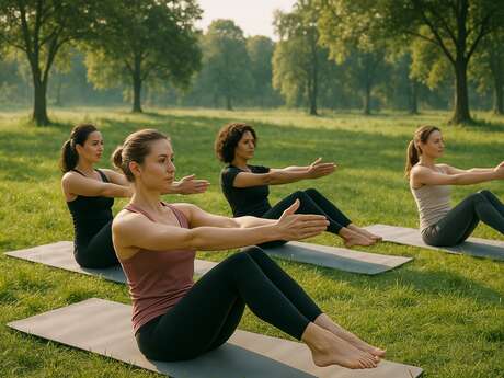 Journée pilates dans les Jardins