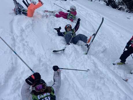 Cours de ski alpin enfant