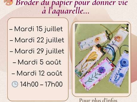 Ô Lubies de Marie - Atelier "Broder du papier"