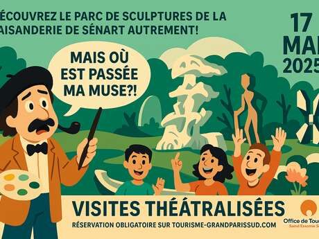 Visite théâtralisée du parc de sculpture de la Faisanderie de Sénart