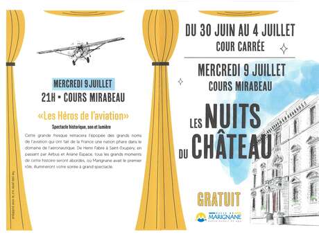 Spectacle historique son et lumière : Les héros de l'aviation